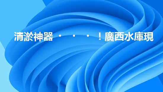 清淤神器！廣西水庫現(xiàn)代化設(shè)備助力水質(zhì)凈化，你知道它是什么嗎？